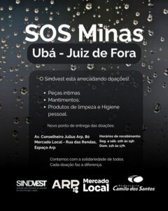 Campanha sos juiz mobiliza Nova Friburgo em apoio às famílias atingidas pelas recentes tragédias climáticas em Minas Gerais