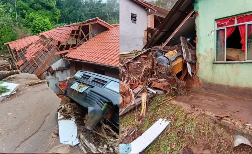 Chuva em Bom Jardim causa alagamentos e deslizamentos