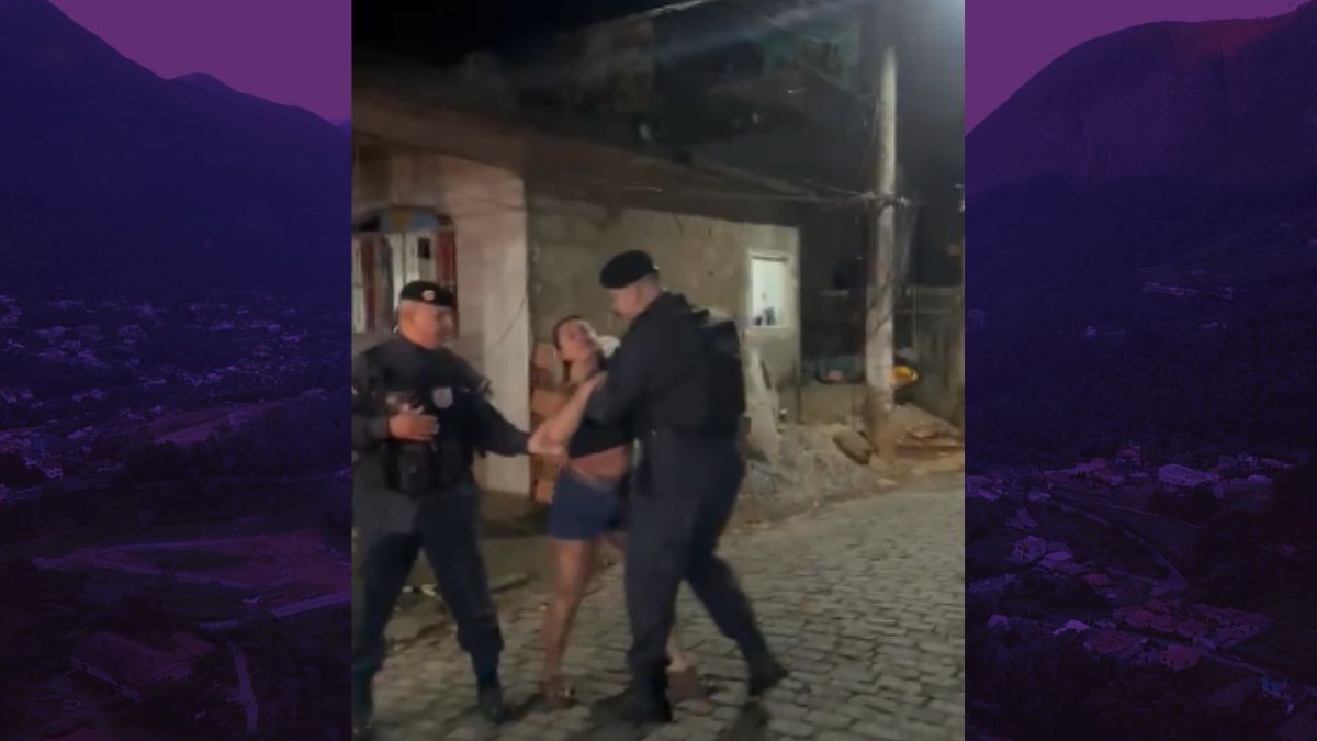 PM agride mulher durante ação em Cachoeiras de Macacu