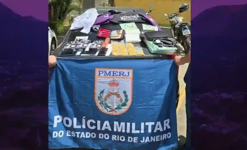 tráfico de drogas em Friburgo, três são presos em Duas Pedras