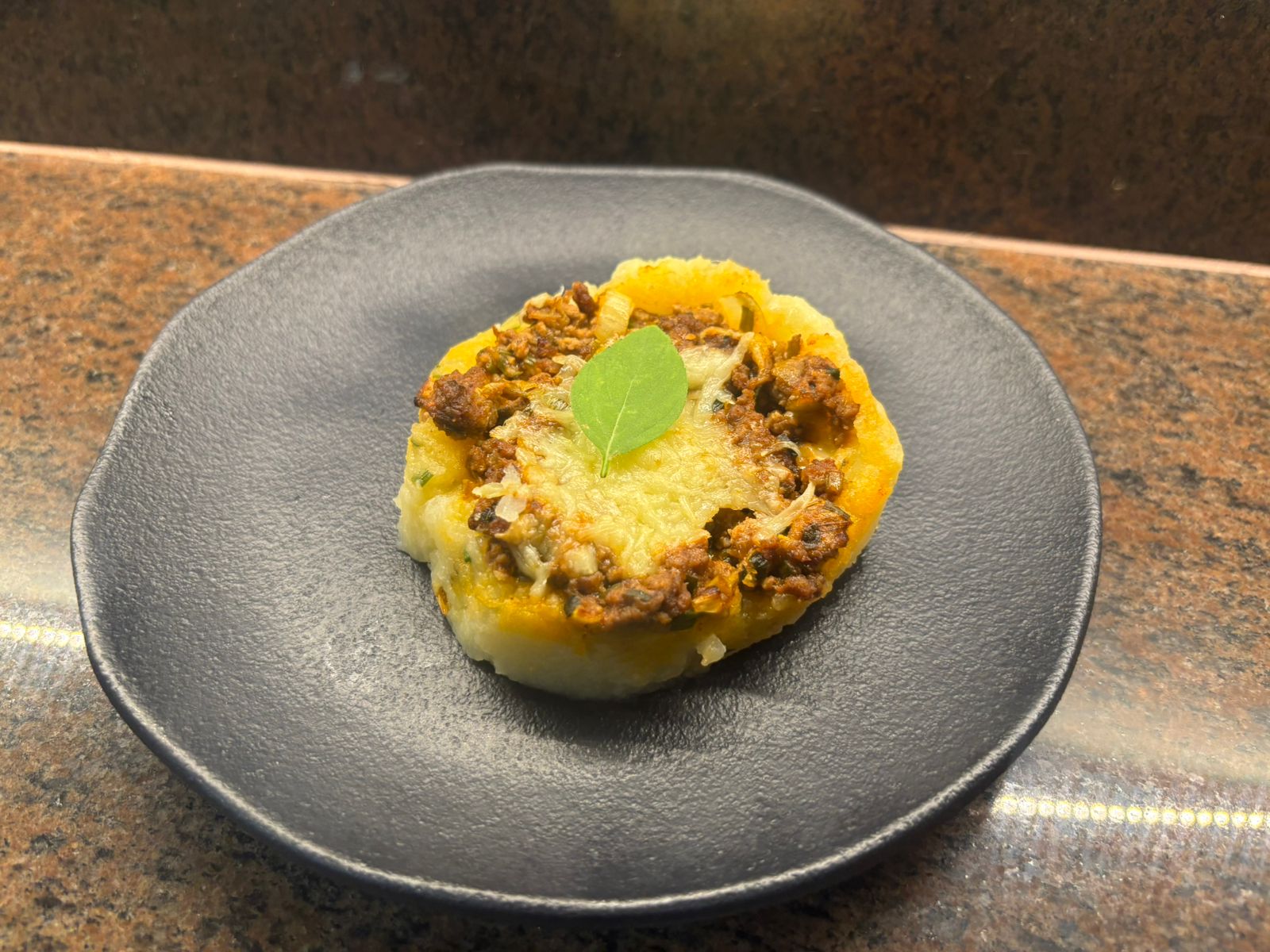 Ninho de Batata Recheado