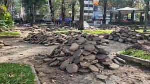 Primeira etapa da revitalização da Praça Getúlio Vargas,