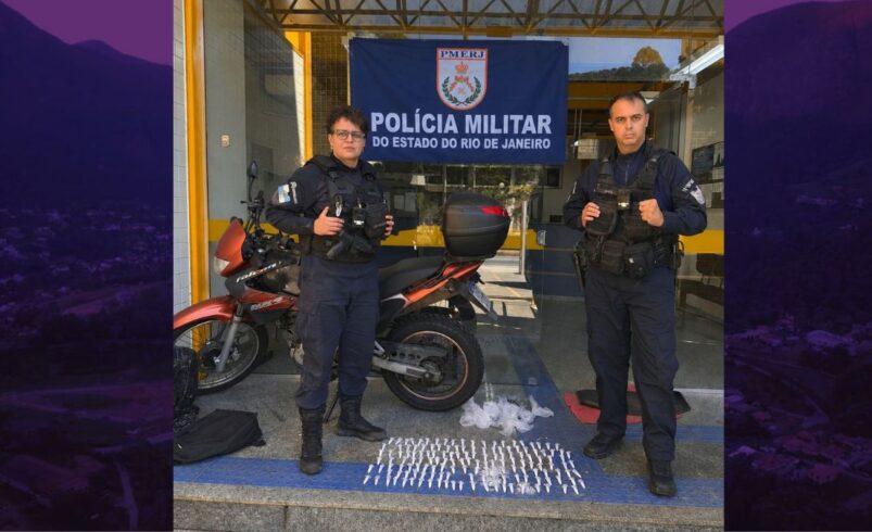 Polícia Militar apreende drogas em ações realizadas em Friburgo