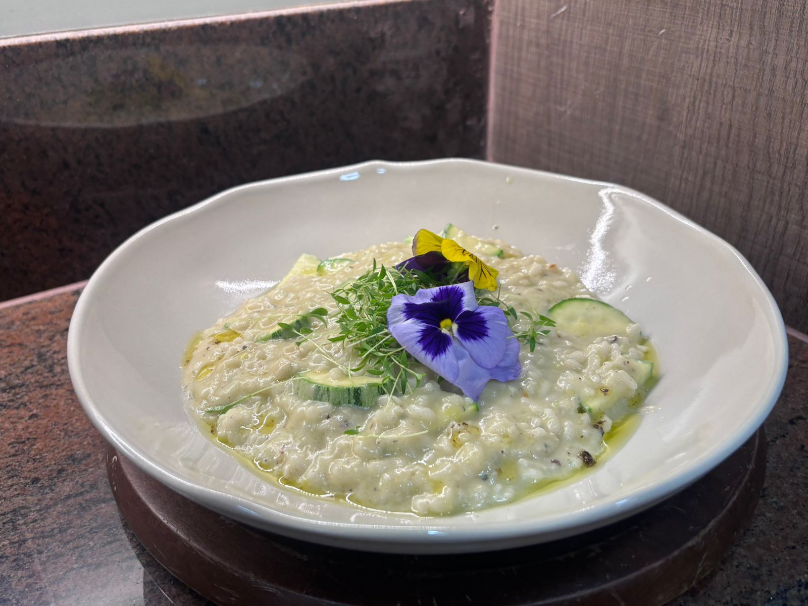 Risoto de Quatro Queijos do Restaurante Trilhas do Araçari