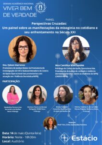 Estácio Friburgo promove painel sobre misoginia