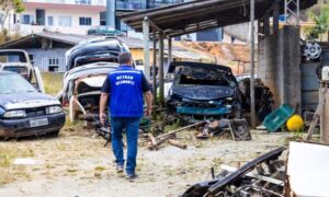 Operação Desmonte interdita ferro-velho irregular em Friburgo