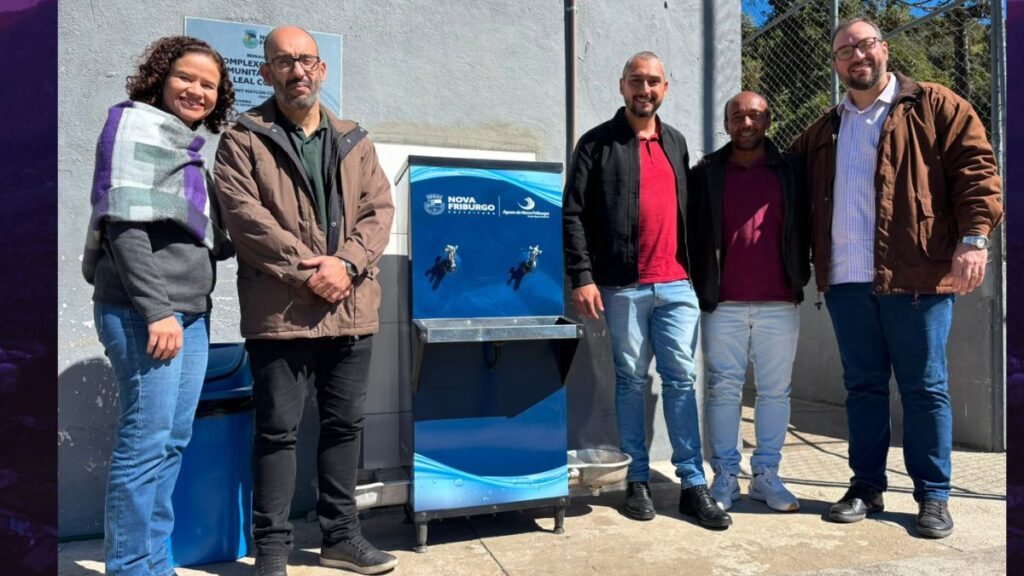 Águas de Nova Friburgo instala bebedouro no Campo do Coelho