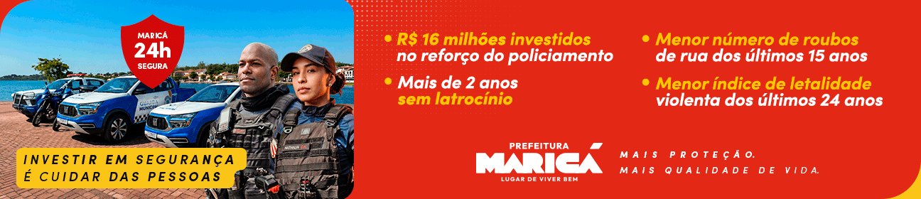 campanha segurança Maricá agosto 2026