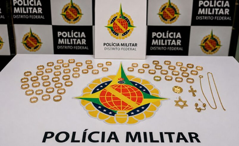 Parte de peças furtadas de joalheria de Friburgo é recuperada no DF