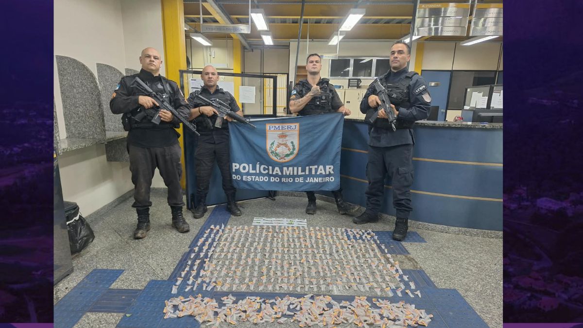 PM apreende drogas escondidas em área de mata em Cordeiro